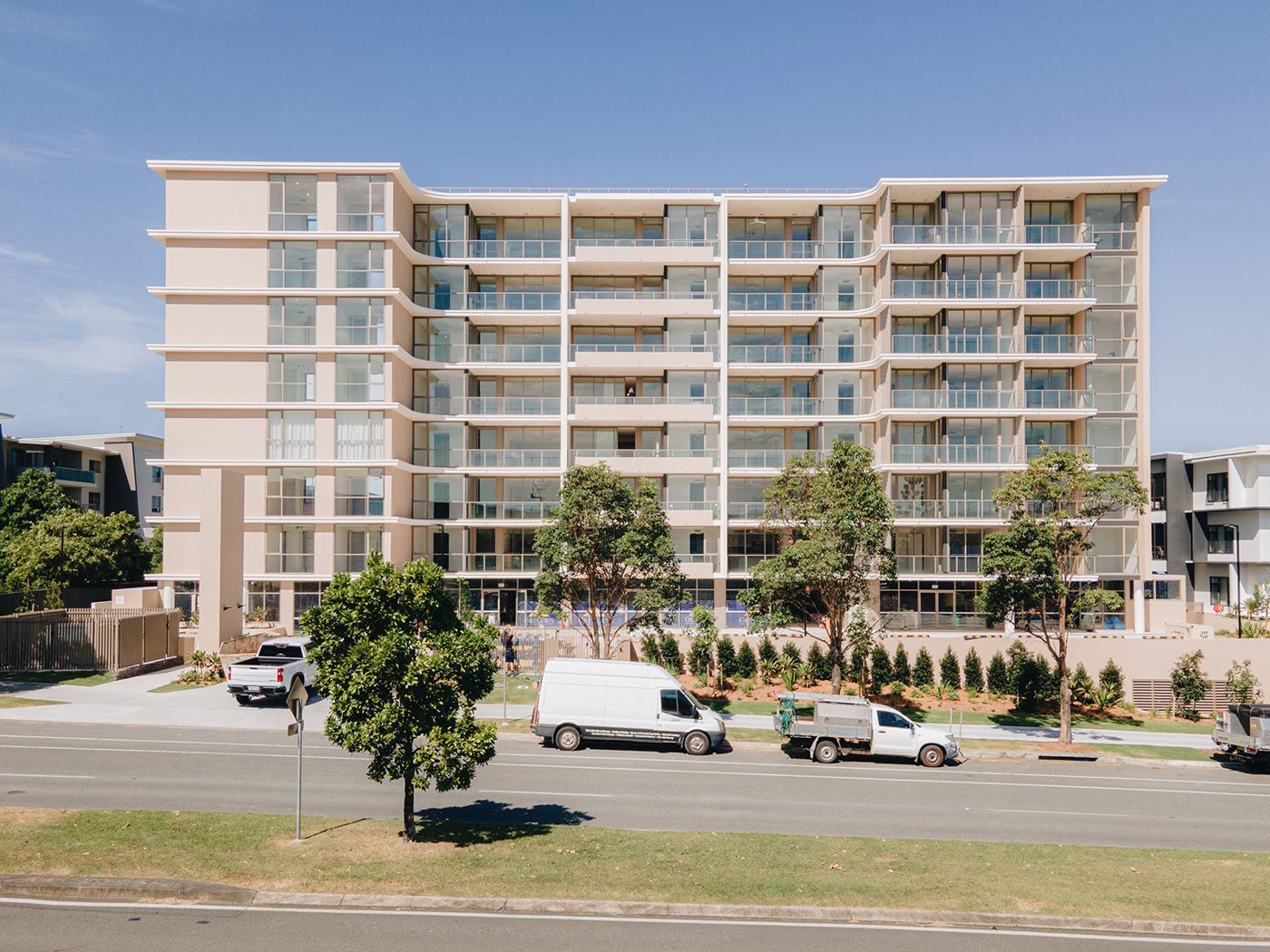 Multi-residential apartment building sealed by ARCHISEAL